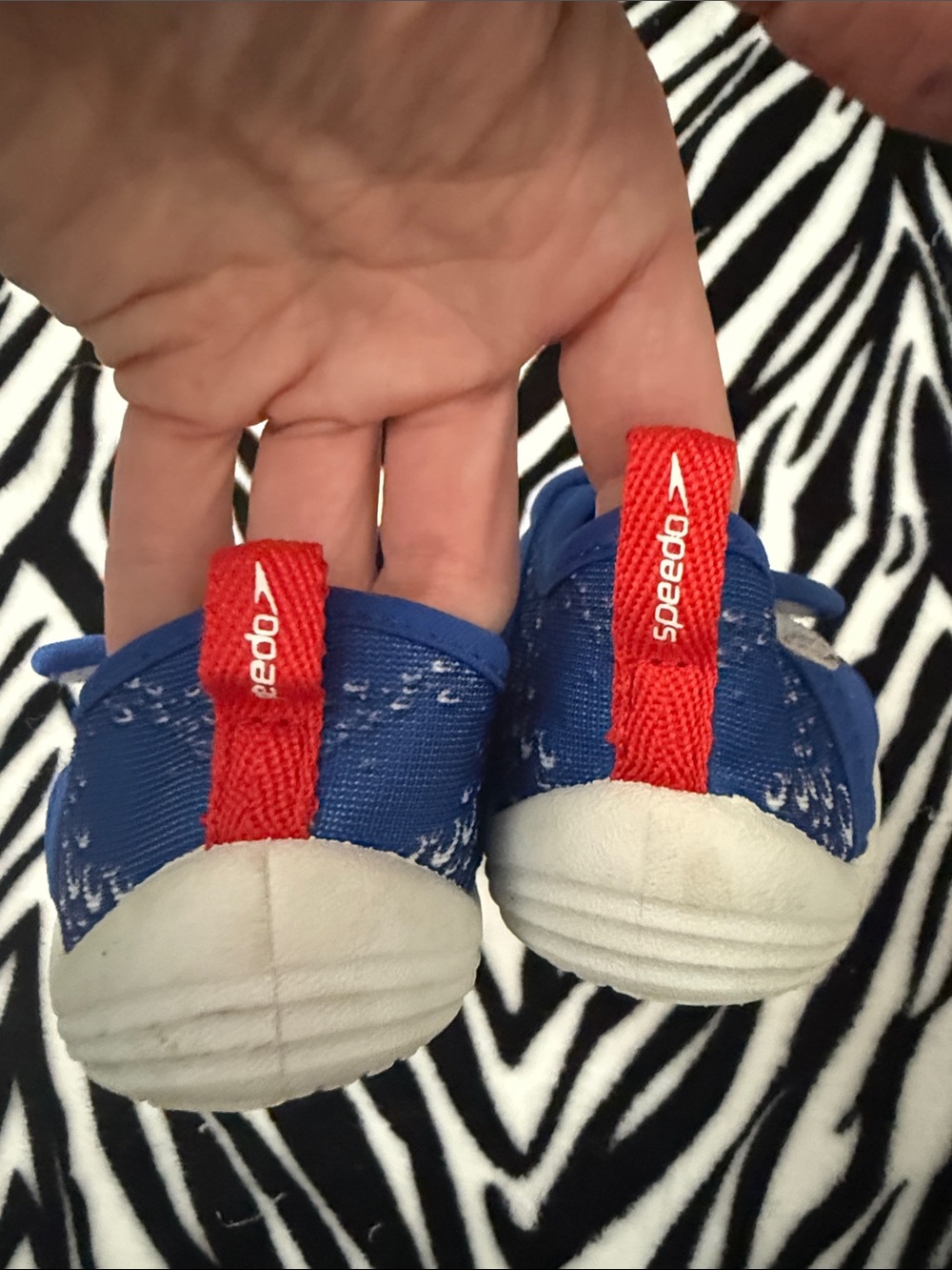 Speedo Kids Blue Shark Graphic Water Shoes - Picture 3 of 6